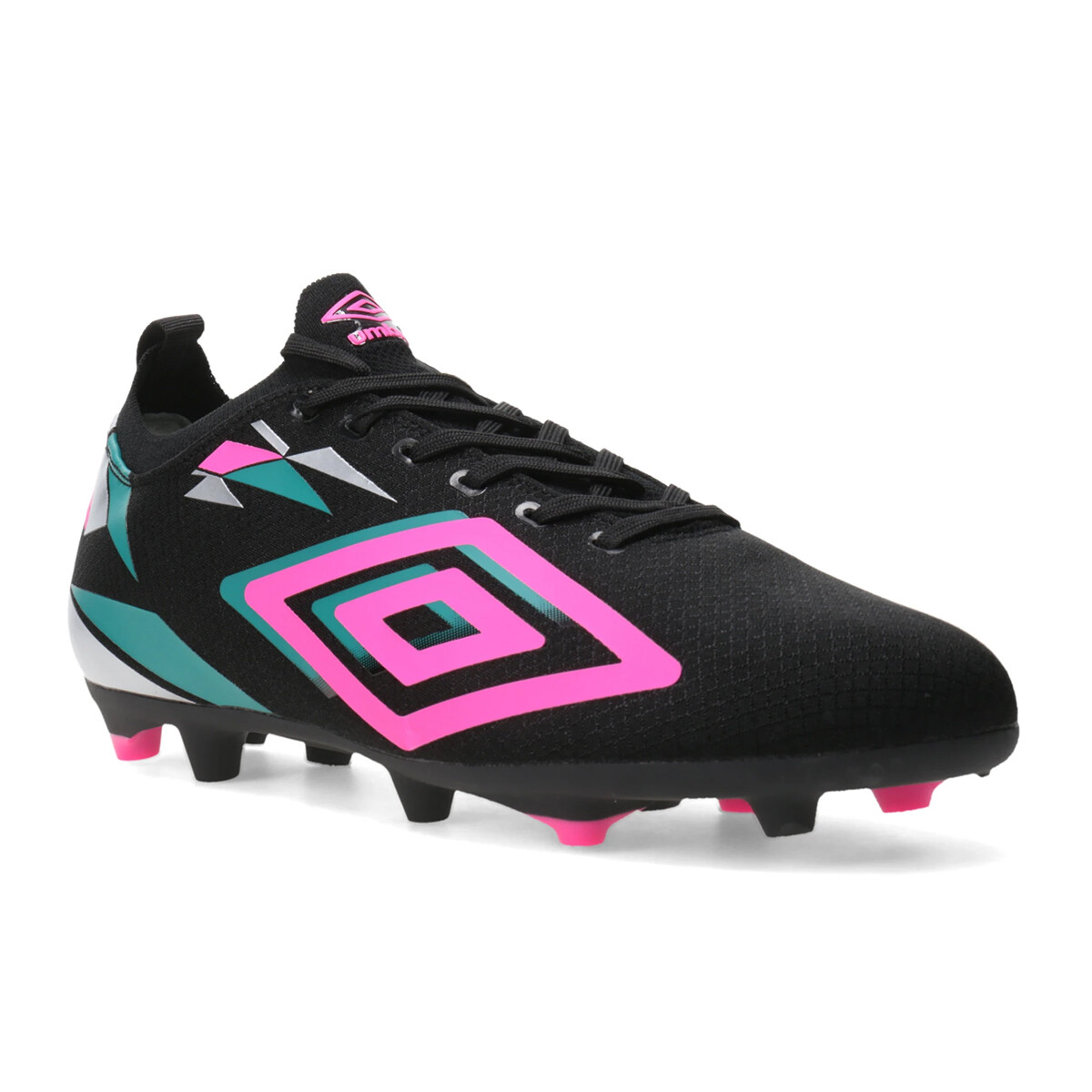 Championes Futbol Cancha AD FG Umbro HIT HG de Hombre - 20106345 - Negro-fucsia 