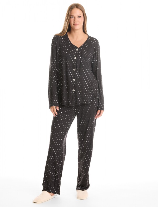 Pijama Con Pantalon NEGRO/MULTI
