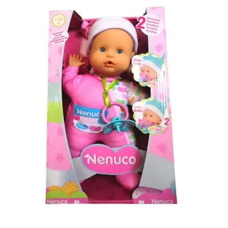 Muñeca Nenuco Lloron Con Accesorios Rosado/ celeste Muñeca Nenuco Lloron Con Accesorios Rosado/ celeste