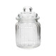 Set x3 Frasco de vidrio con tapa 300 ml TRANSPARENTE