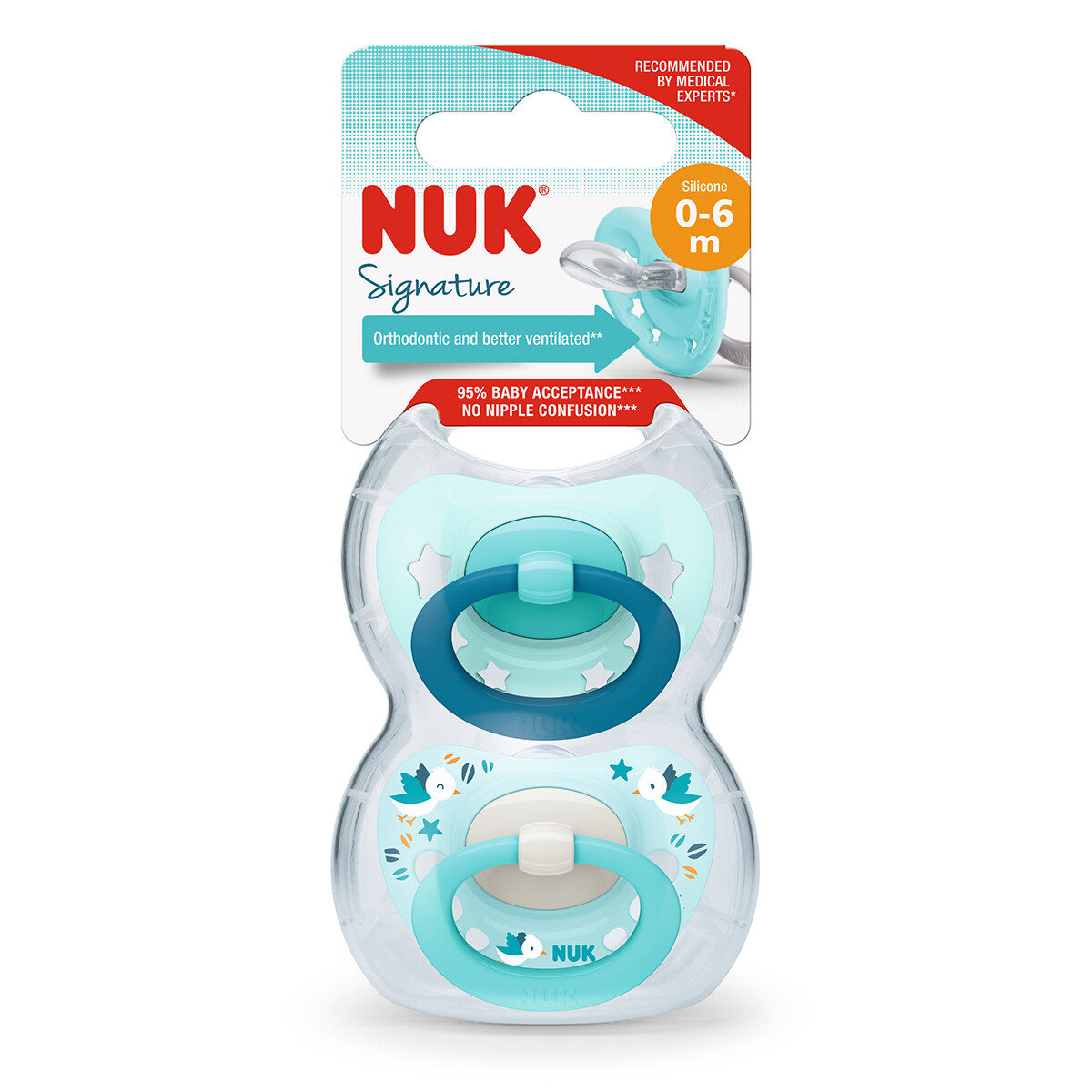CHUPETE NUK VARON HAPPY DAYS T1 0-6 M SILICONA 