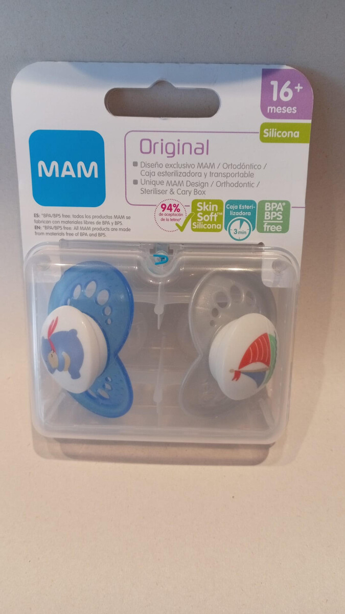 CHUPETE MAM AIR NIGHT 16+PACK X2 