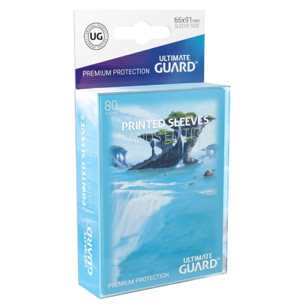 Ultimate Guard - 80 sleeves Standard Size - Lands Edition - Island 1 