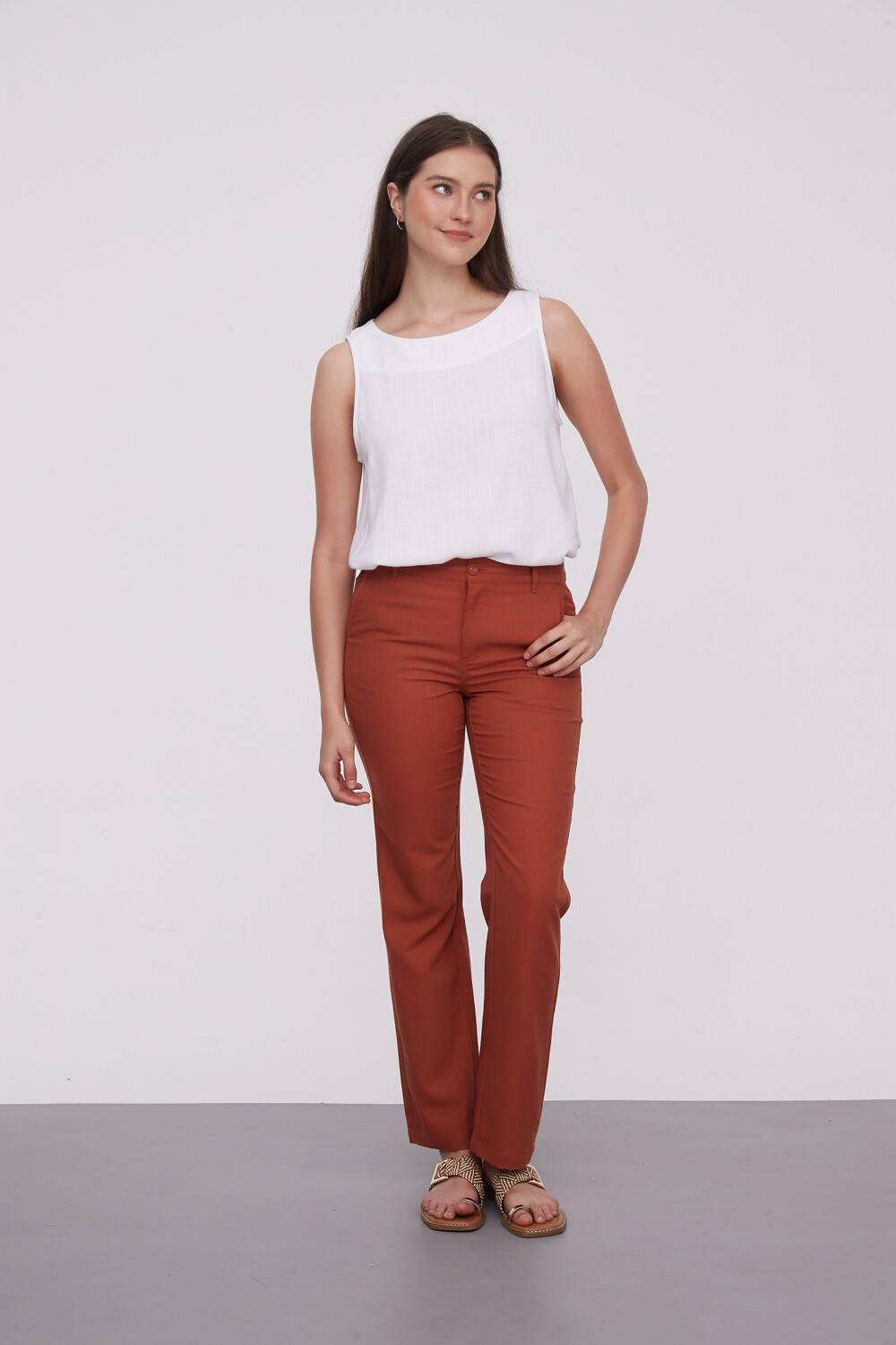 Pantalon Luca Terracota