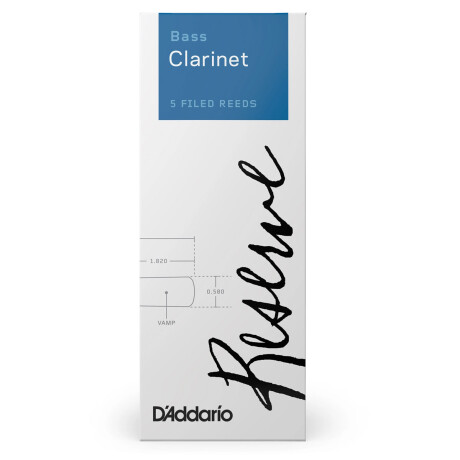 Caña Clarinete Bajo Rico Reserve 2.5 P/ Unidad Caña Clarinete Bajo Rico Reserve 2.5 P/ Unidad