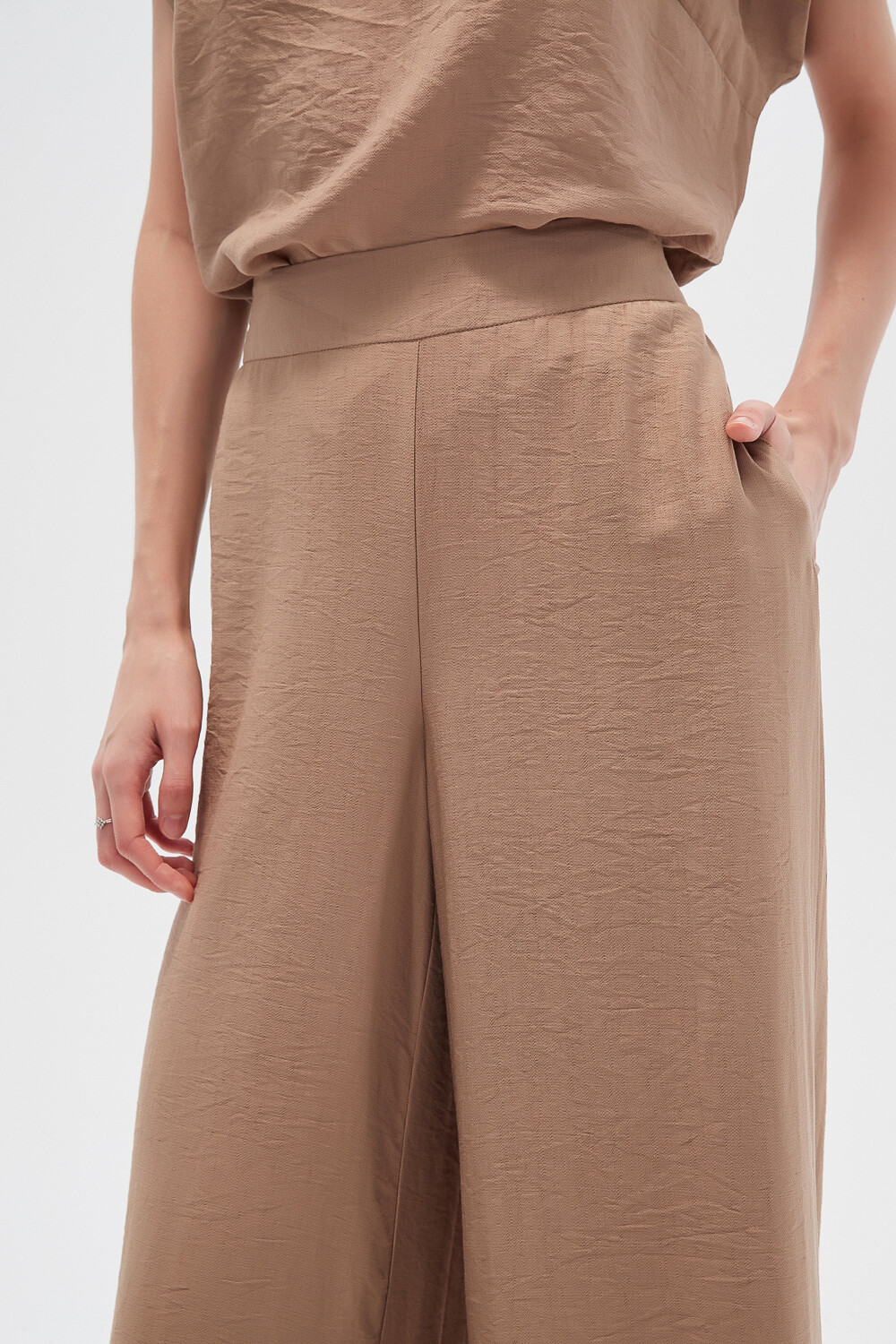 Pantalon Dilna Beige Oscuro