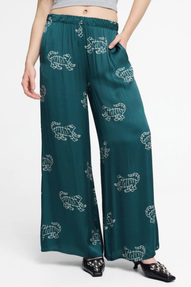 MARTI PANTS Verde Petroleo