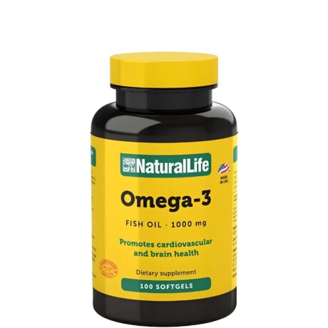 Omega 3 Fish Oil 1000mg 100caps Natural Life Omega 3 Fish Oil 1000mg 100caps Natural Life