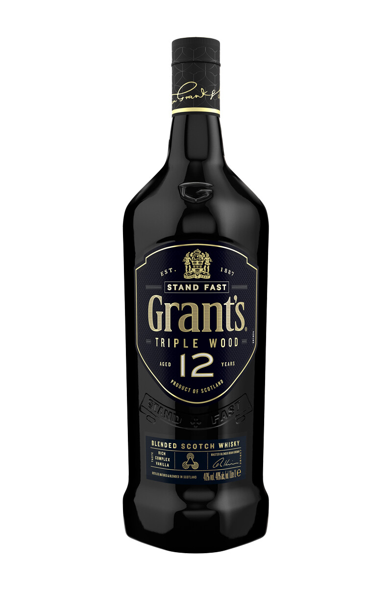 Whisky Grant's Triple Wood 12 AÑOS 1 Lt 