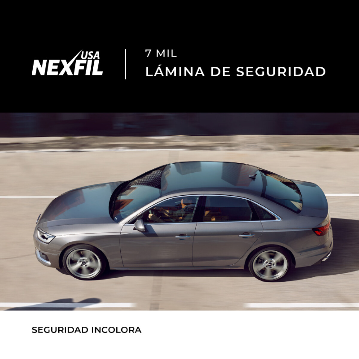 Polarizado Auto. Marca: Nexfil. Incolora. 200 Micrones 