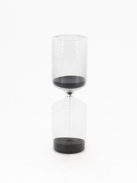 RELOJ DE ARENA 15 MINUTOS NEGRO (V)