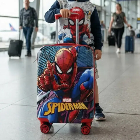 Valija Infantil Spiderman 46 cm con Candado de Seguridad U