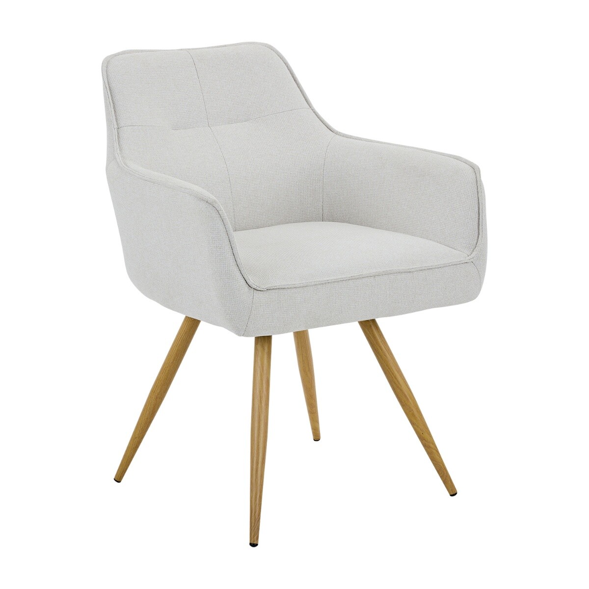 Silla Giratoria Armonía - Tela Rústica - W3 (Beige) 
