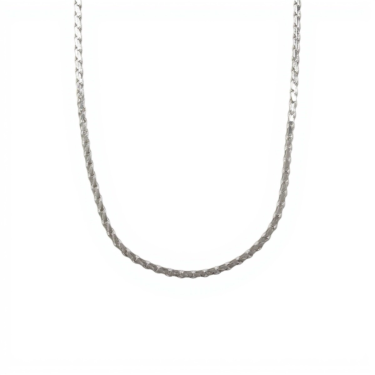 Cadena Cinta Labrada - Plata 925 - Sin Piedra - CD3508 - sinpiedra 