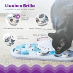 NINA OTTOSSON RAINY DAY ROMPECABEZAS Y JUEGO PARA GATOS - GRIS N/A