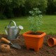 Maceta mediana cuadrada 4,3 lts TERRACOTA