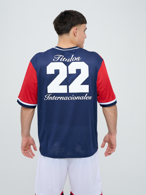 REMERA MATCH Nacional Hombre Azul Marino