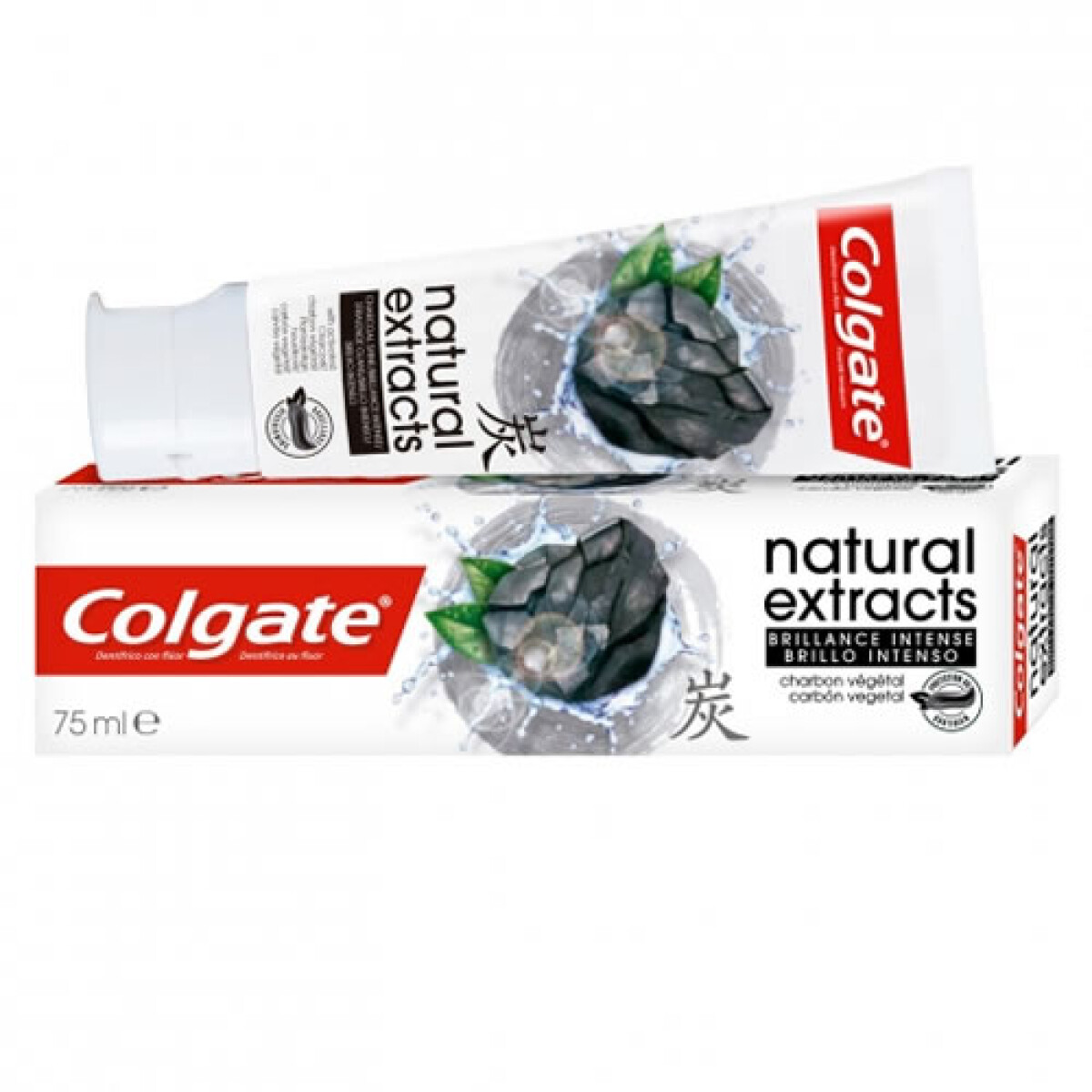 COLGATE Pasta de Dientes Natural Extracts Carbón Activado y Menta 90 g
