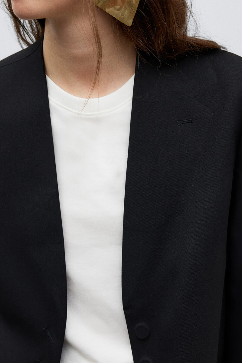 CHAQUETA Negro