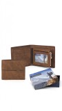 BILLETERA HOMBRE VAN GOGH MARRON CLARO C/ GUARDA NEGRO