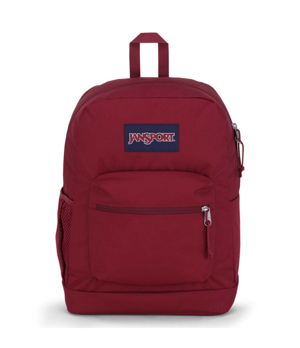 MOCHILA JANSPORT CROSS TOWN PLUS - RUSSET RED 