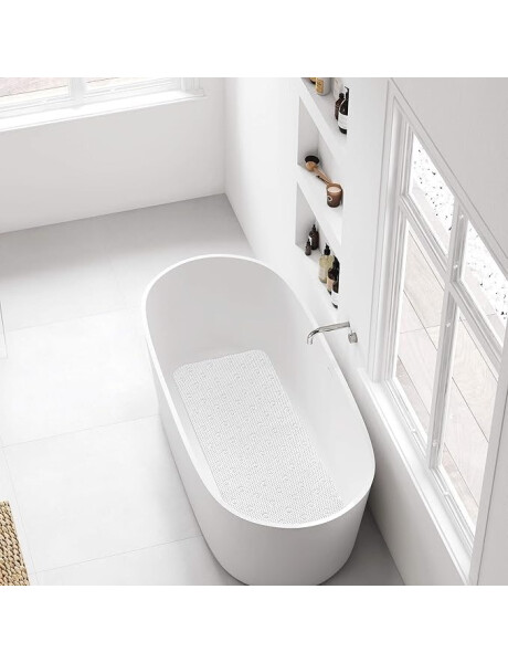 ALFOMBRA BAÑO ANTIDESLIZANTE BLANCO. 45x91CM ALFOMBRA BAÑO ANTIDESLIZANTE BLANCO. 45x91CM