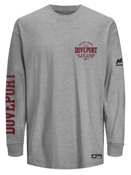T-SHIRT N.SAILS 18422 M.L HANK doveport GRIS