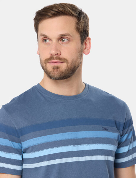 REMERA RAYADA Piedra