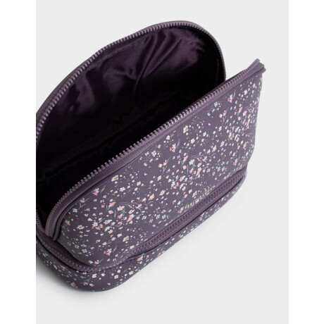 Portacosméticos Estampado Violeta Lavanda