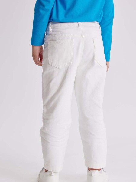 Pantalón de jean slouchy Blanco