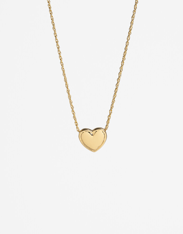 Collares Cortos Metal Collar Corto Dije Bañado En Oro - Dorado