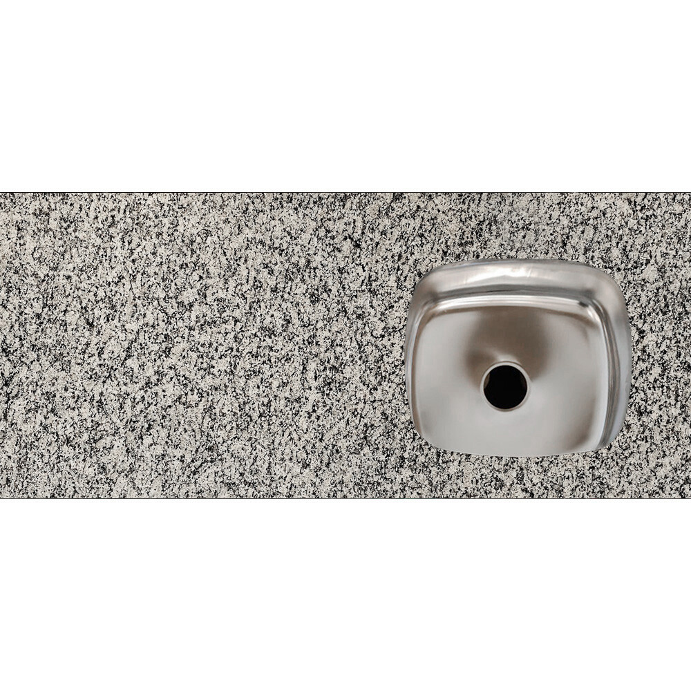 MESADA DE GRANITO GRIS PERLA CON PILETA DERECHA SIN HUECO PARA GRIFERÍA / 122X52 CM Mesada De Granito Gris Perla Con Pileta Derecha Sin Hueco Para Grifería / 122x52 Cm