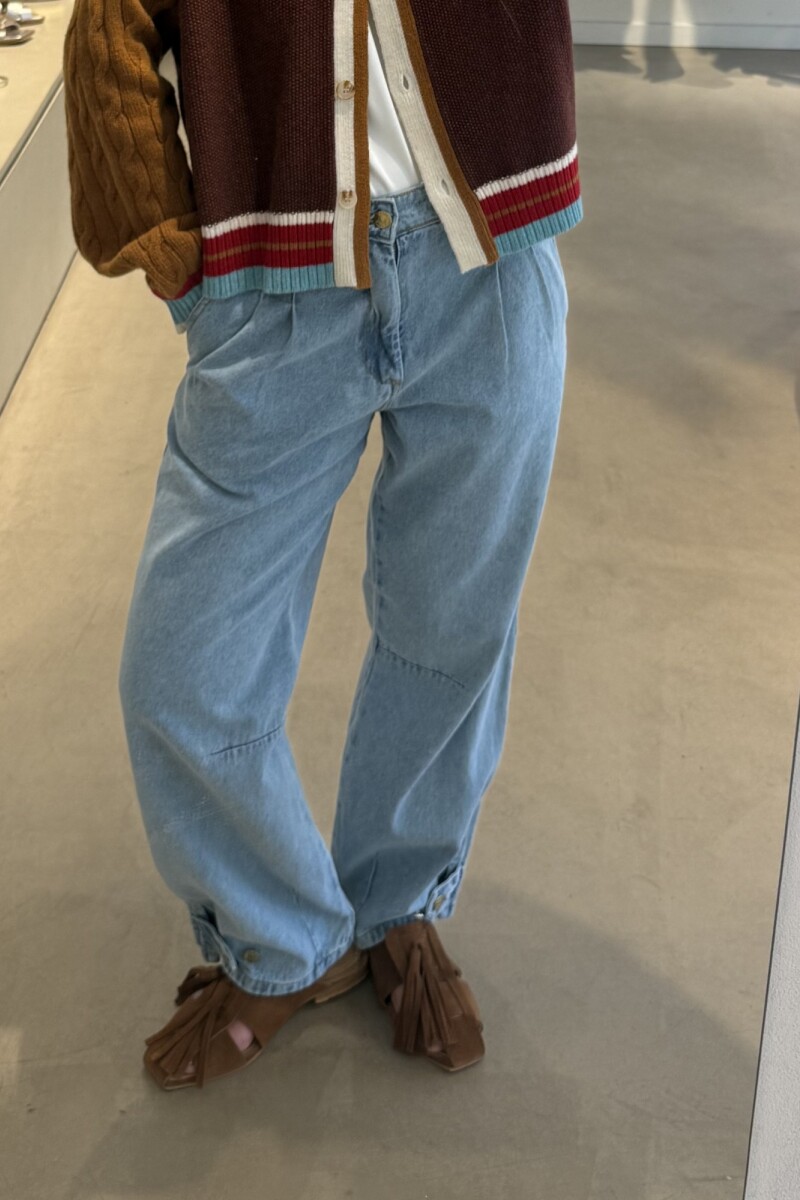 JEAN GAUCHO COOL Celeste