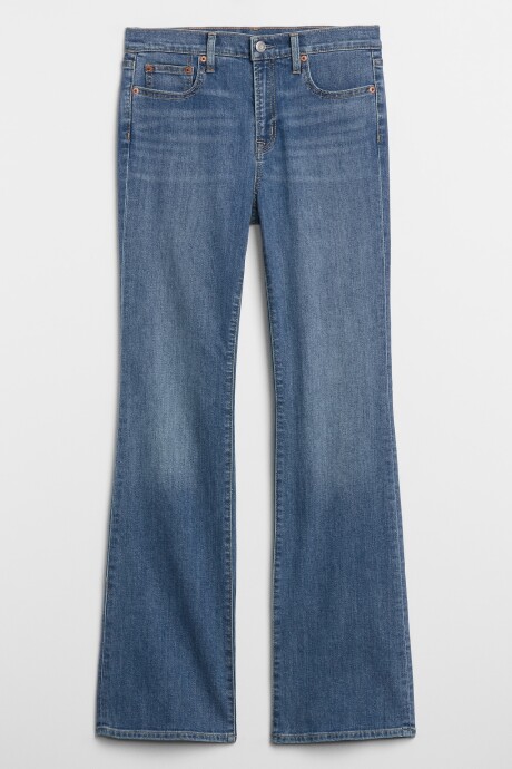 Jean Boot Tiro Medio Mujer Medium Wash