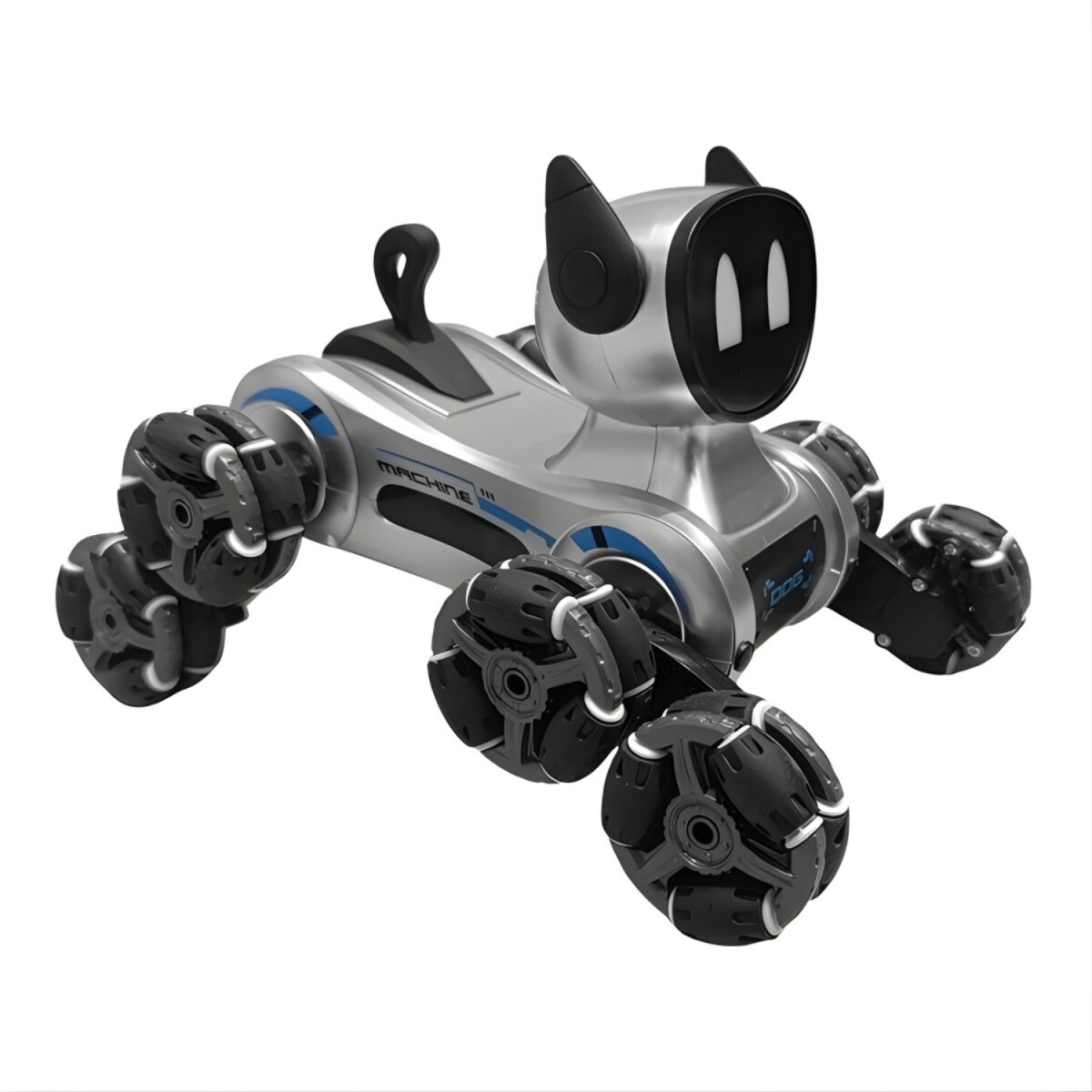 Robot perro de juguete con control remoto luz sonido y movimiento 