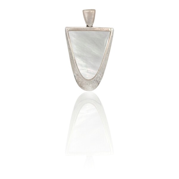 Dije Colgante Cono Plata 925-Nacar-CP4213 conpiedra