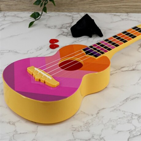 Ukelele instrumento musical Rosado