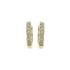 Caravanas, aros de oro 18k y brillantes N8768 Caravanas, aros de oro 18k y brillantes N8768