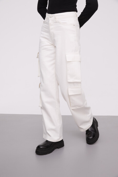 Pantalon Caicedo Marfil / Off White