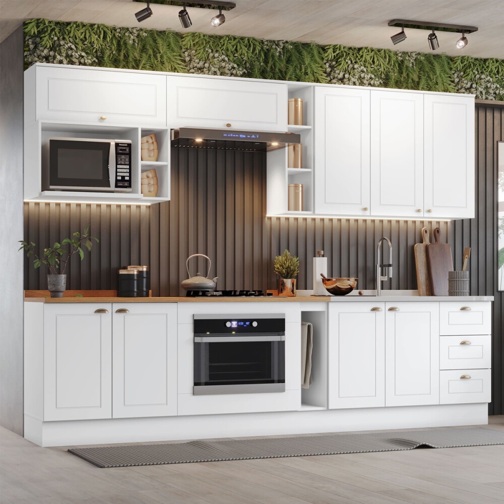 ARMARIO NICHO TOALLERO - LÍNEA AMERICANA BLANCO