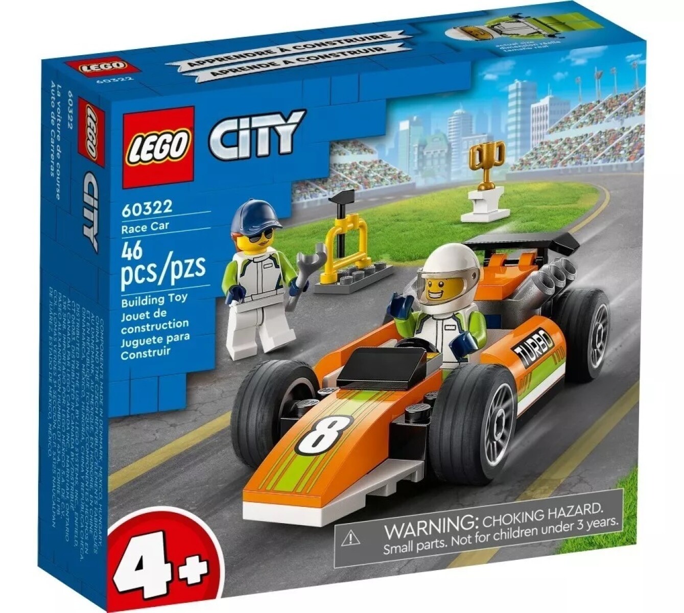 LEGO City 60322 Coche de Carreras 