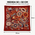 Fundas de Almohadón ZAL 50 x 50 cm Pack x2 Naranja