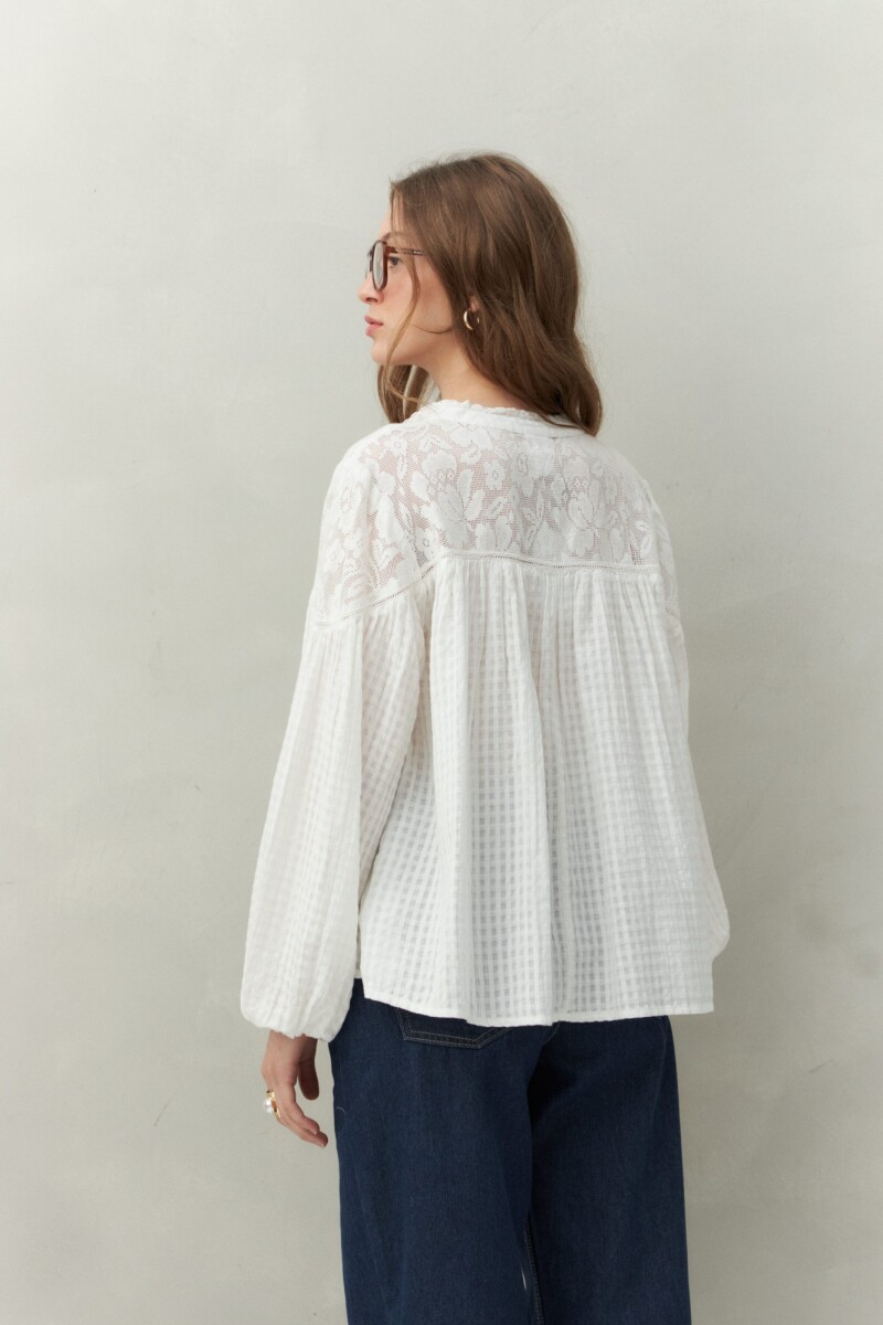 BLUSA LIBERTAD Blanco