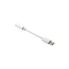 Adaptador para auriculares Tipo-C a 3.5mm color blanco Adaptador Para Auriculares Tipo-c A 3.5mm Color Blanco