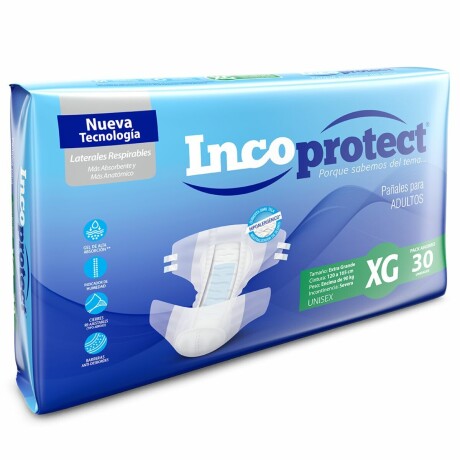 Incoprotect Pañales Talle XG 30 unidades Incoprotect Pañales Talle XG 30 unidades