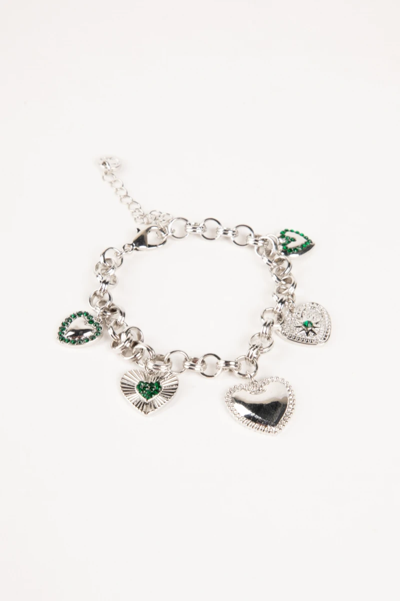 PULSERA CHARMS Plateado