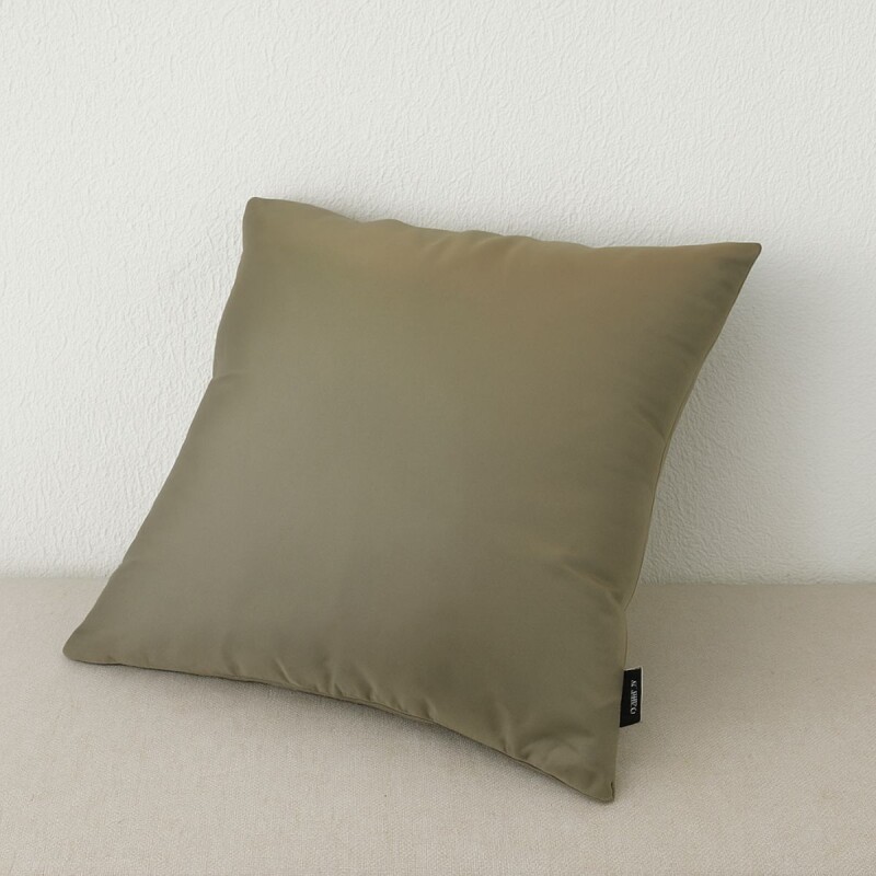 Funda de almohadones lisa 43 x 43 cm MARRON