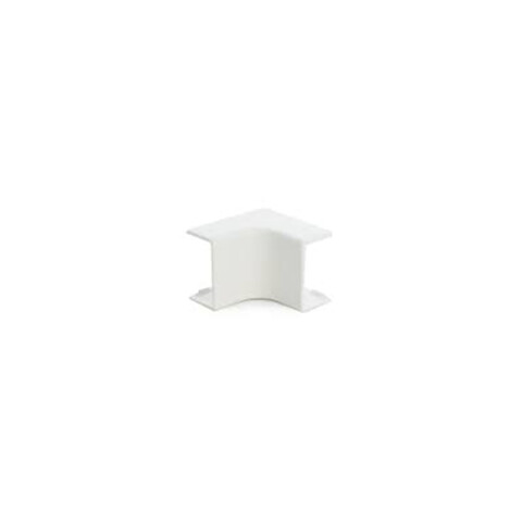 Codo plástico interno 20x20mm blanco DX0314