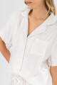 Organic viscose pj short Marfil