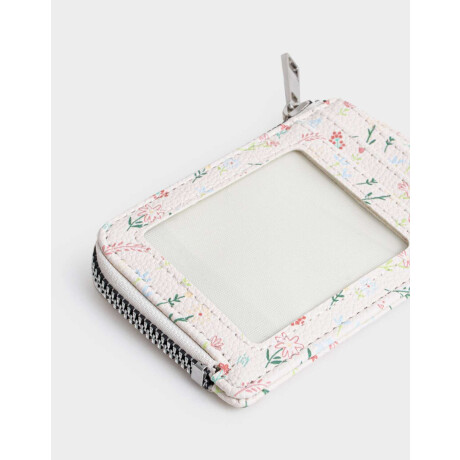 Tarjeteros Estampado Flores